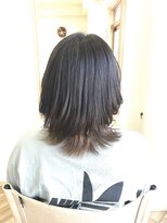 ナップス ヘア スタイル(naps hair style)&nbsp;ゆるふわカール×インナーカラー