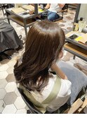 オリーブベージュ×ヨシンモリ
