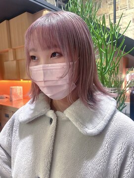 ゼスト 吉祥寺店(ZEST) 透明感カラー◎ブリーチ/ピンクベージュ《吉祥寺/石橋》
