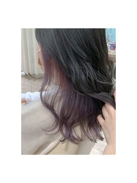 コトナ 越谷店 パープルインナーカラー