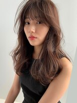 ソヨン 京都店(SOYON)&nbsp;ラベージュ イルミナカラー シースルーバング