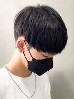 エルマーク(L-MARK) 黒髪マッシュナチュラルマッシュメンズヘア韓国ツーブロック