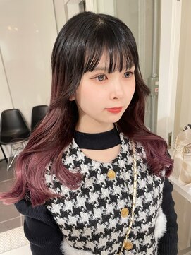 アライブ ハラジュク(ALIVE harajuku) 中韓mixバレイヤージュ