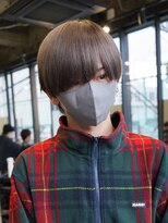 エルマーク(L-MARK)&nbsp;マッシュブリーチハイトーンハイライトスパイラルツーブロック