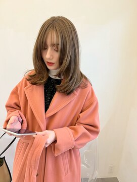 ノク 渋谷(nok) くすみベージュ_ショコラアッシュヘルシースタイルふんわり