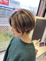 ヘアメイク アース 福島イオン通り店(HAIR & MAKE EARTH) ショートボブ