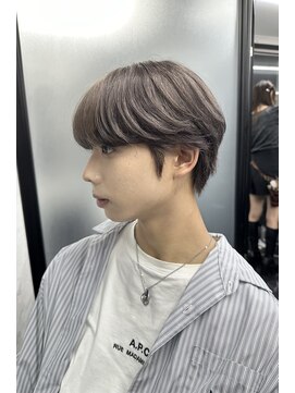 リア 大阪梅田(Ria) ～メンズ　韓流マッシュアッシュグレージュ～ 【Ria 大阪 梅田】