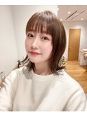 20代30代40代大人ボブ外ハネミディアム
