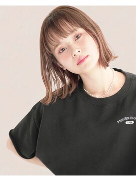 ジュール 新宿(Joule) 新宿/新宿駅/レイヤーカット/ダブルカラー/顔周り/ボブ/ブリーチ