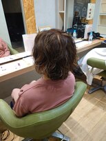 ブロッサム 東中野店&nbsp;20代30代40代アッシュグレージュナチュラルボブ切りっぱなし