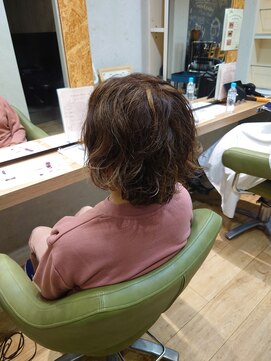 ブロッサム 東中野店 20代30代40代アッシュグレージュナチュラルボブ切りっぱなし