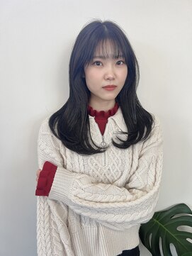 ヴィンスジオ 岐阜駅南(vince gio) 韓国風レイヤー/グレージュ