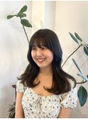 丸型/卵型/ホワイトグレージュ/ミニウルフ/チェリーブラウン