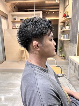 ほきもと美容室 ショートスパイラルパーマ