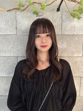 ティーヘア(t.hair) 大人可愛い巻き髪スタイル/2wayシースルーバング/髪質改善カラー