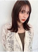 大人可愛い/ミディアムレイヤー/顔周りデザイン