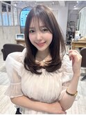 レイヤーカット/ヘアセット/縮毛矯正/韓国/顔周り[stylist竹田]