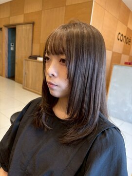 カノエ 岡山店(canoe) レイヤー/髪質改善縮毛矯正/髪質改善/韓国風/韓国ヘア