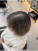 【白髪ぼかしハイライトカラー】