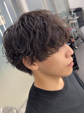 メンズフィール 心斎橋(MEN'S FEEL) 無造作シャドウパーマスタイル