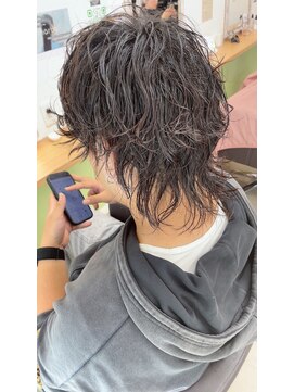 オリビアヘアー(OLIVIA HAIR) メンズウルフ×無造作デザインパーマ