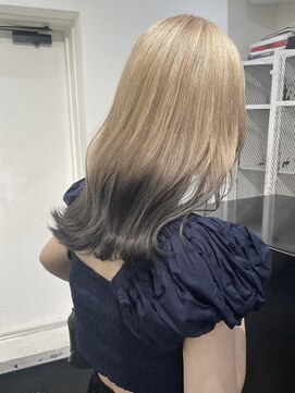 ココ 原宿(KOKO) #大人ガーリー#ダークアッシュ#ミディアムレイヤーカット