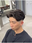 ラルフカール　フェード　海外風　センターパート　かきあげ