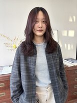 ヘアー アイス 御器所本店(HAIR ICI)&nbsp;30代40代髪質改善カラーショコラグレージュ艶髪くびれロング