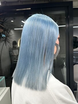 ソル ジングウマエ(SOL JINGUMAE) ハイトーンカラーブリーチペールカラーブロンドシルバーレイヤー