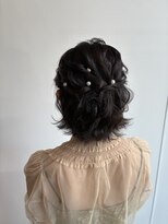 ヘアセット専門サロン by OKINAWA WATABE WEDDING 那覇店 ハーフアップ