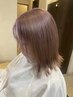 【学割】ブリーチなしダブルカラー8,800円/透明感カラー/学割