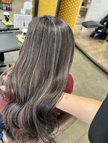 ソワンドゥブレス 瓜破店(soin de brace)&nbsp;ハイライト×ロングヘア