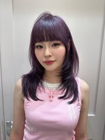 ロンド マーレ 天神大名店(Lond mare) ミディアムレイヤーカット/似合わせカット/大人ガーリー