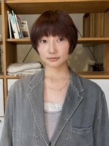 ネロ ヘアサロン 渋谷(NERO HAIR SALON)&nbsp;前髪ありレイヤーショートマッシュショート【眞下秋歩】