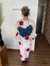 【浴衣着付け+ヘアセット早割】ご利用日の2週間前までのご予約で5%OFF