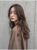 ブリーチなし柔らかな透明感ベージュブラウン20代30代40代