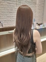 ミック ヘアアンドメイクアップ 高田店(miq Hair&Make up)&nbsp;ココアグレージュ/イルミナカラー/くすみカラー/ハッシュカット