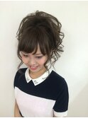 Pinky☆ポニーテール風カールアップ