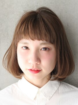 マイロ(mailo) 眉上バングのきれいカワイイ小顔ワンカールボブ