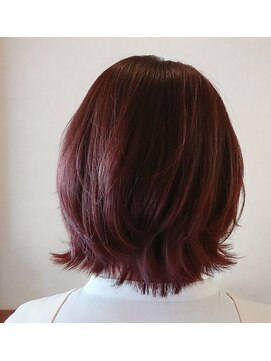 ヘアープレイス スパロウ(Hair place Sparrow) 外ハネボブ