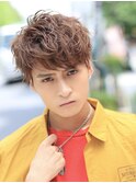 リアソフブラスト ツーブロック ナチュラル マッシュ