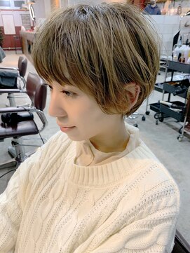 ルーファス 恵比寿 渋谷(Ruufus) ハイライトマッシュショート【Ruufus恵比寿渋谷】3151ｂ