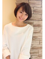 レウナ 外苑前(Reuna)&nbsp;20代30代40代大人可愛いナッチュラルショート　黒髪でも可愛い