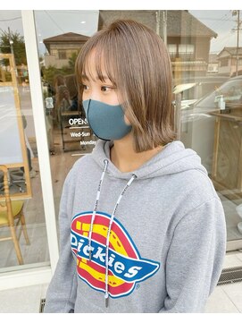 ブランココ(BlanCoCo) ボブ×シースルーバング