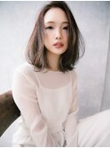 【mily中村】ナチュラルミディアムスタイル