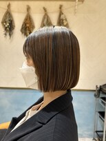 ロンド ストラーダ 心斎橋(Lond strada)&nbsp;シルキーベージュ×グレージュカラー【髪質改善/縮毛矯正】