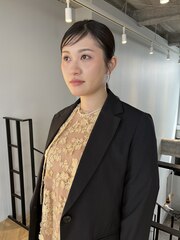 お呼ばれアレンジ♪20代30代大人可愛いタイト編みおろし　金箔