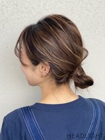 アーサス ヘアー サローネ 北千住店(Ursus hair salone by HEADLIGHT) ルーズお団子アレンジ_486L1457