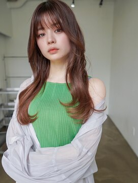 アンジェリカ 広島駅前店(ANGELICA) ヌーディベージュ×韓国風くびれヘア