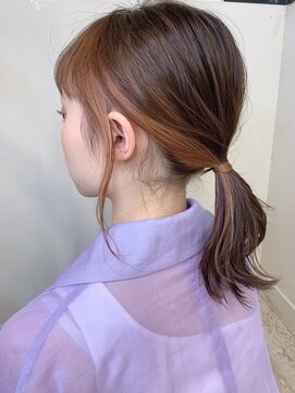 マリアバイアフロート(Maria by AFLOAT) 【山田】アレンジしてかわいいインナーカラーミディ20代30代40代